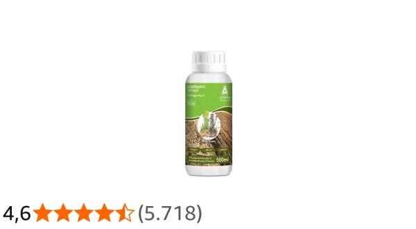 Diserbante totale Adama, 500ml. Le giuste dosi per litro garantiscono l'efficacia contro erbe perenni, annuali e arbusti.