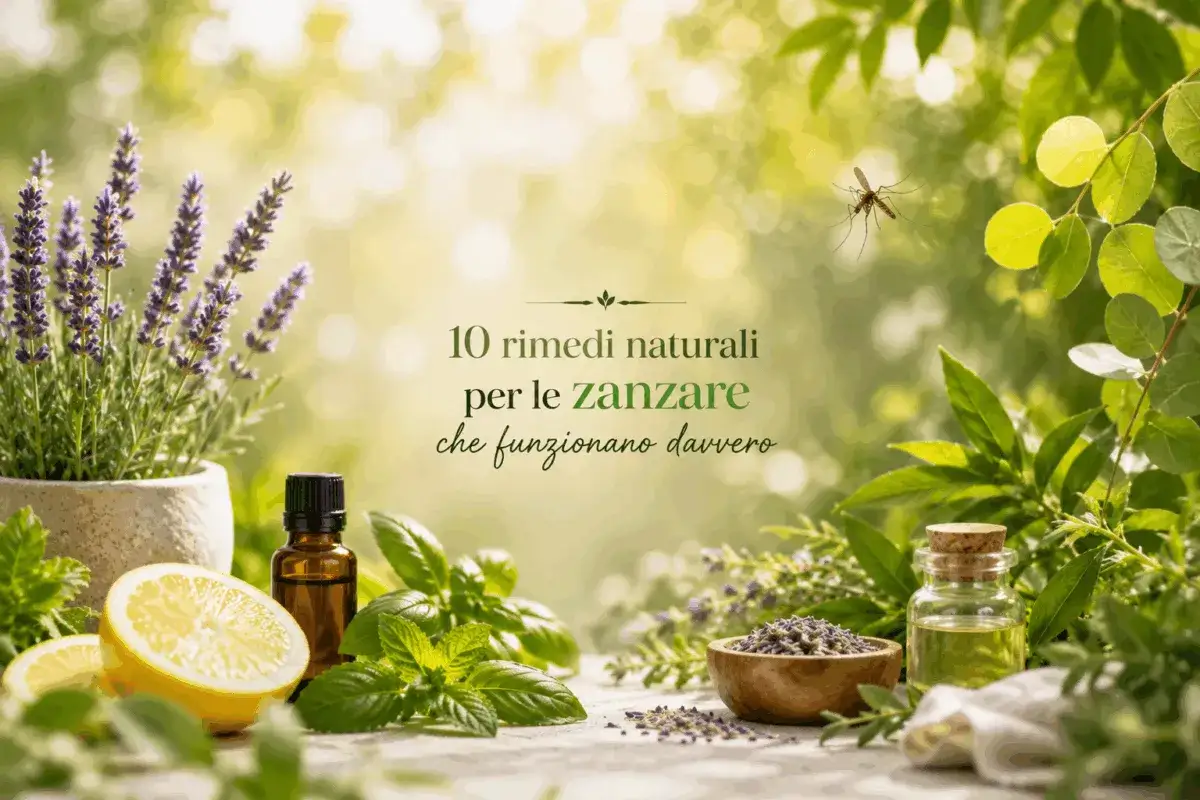 Lavanda, limone e oli essenziali per la disinfestazione zanzare fai da te. Un rimedio naturale per allontanare gli insetti.